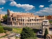 View of the Colosseum in Rome, Italy
